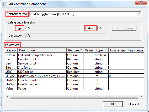 Edit Command Component